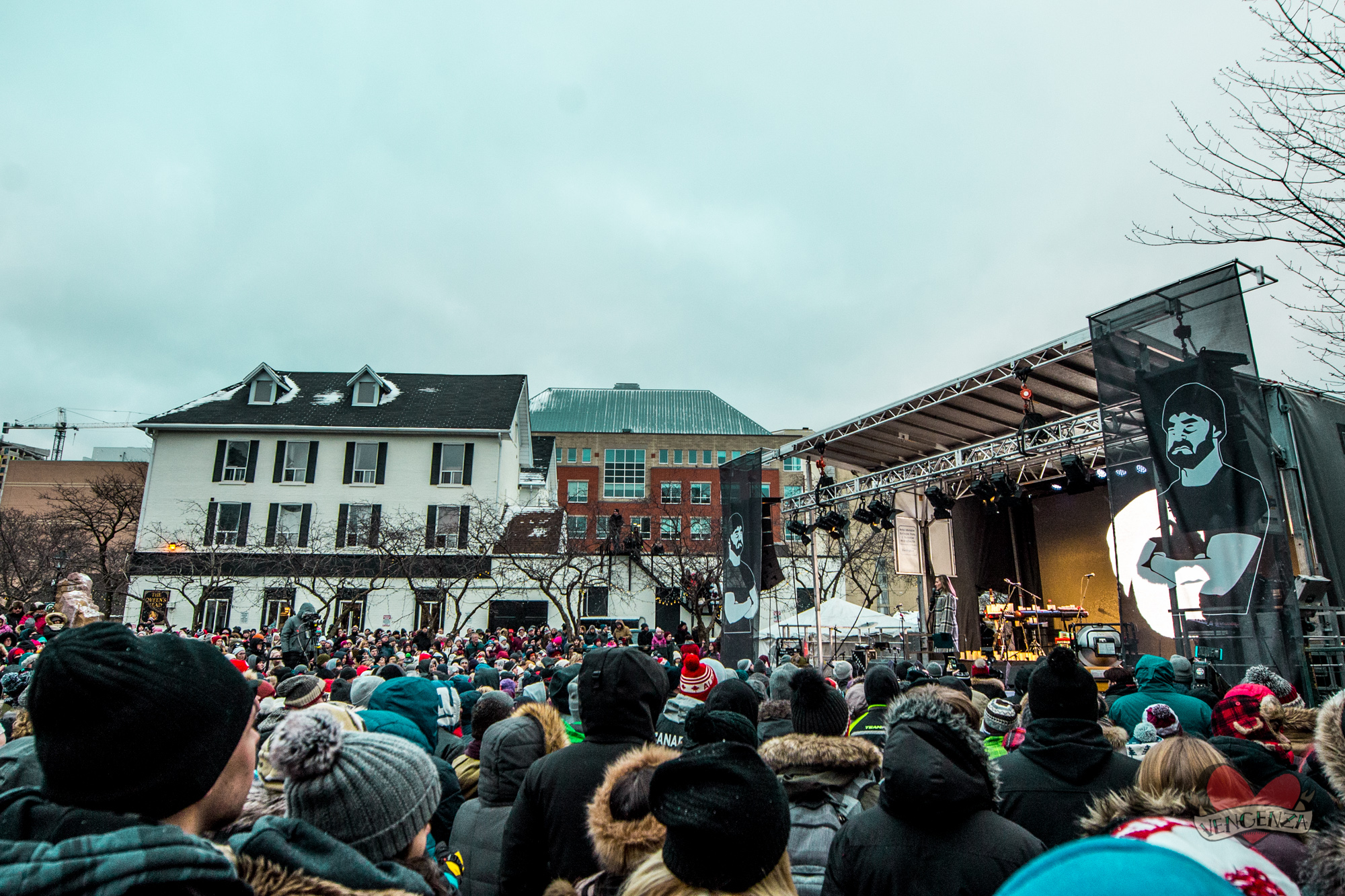 Mike "Beard Guy" Taylor Memorial Concert Crowd & Stage